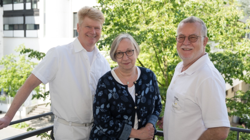 Unser Ärzteteam: Dr. med. Lutz Ehnert, Silvia Wolf und Dr. Hans-Heinrich Kleinschmidt (v.l.n.r.)